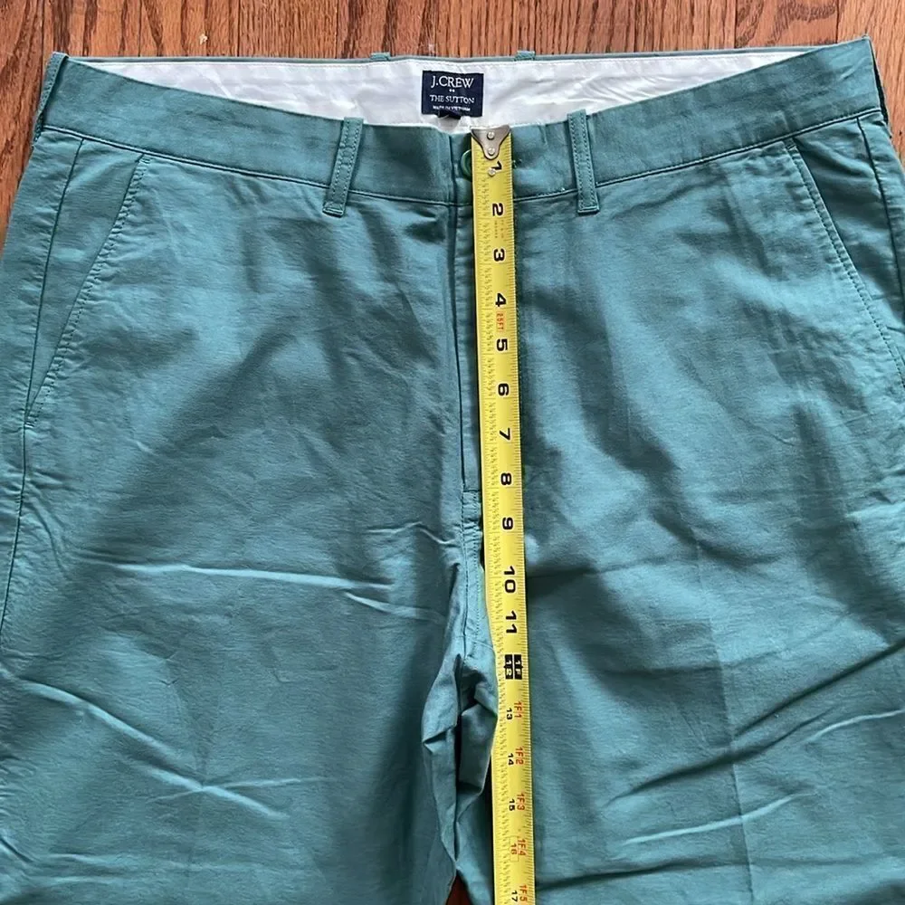 J. Crew The Sutton Green Chinos Sz 36/30 NWT